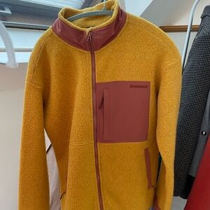 Smartwool Mustard Yellow Fleece Jacket